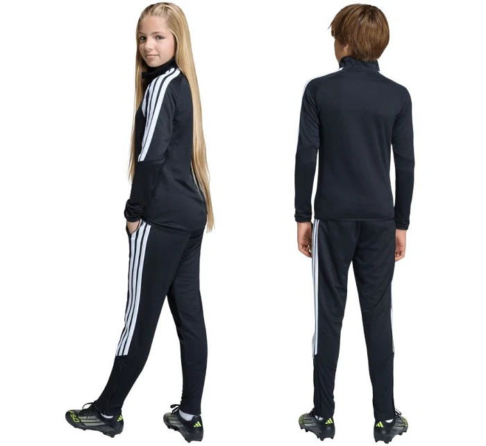 Dětské kalhoty Tiro 26 League Training Slim černobílé model 21858443 - ADIDAS