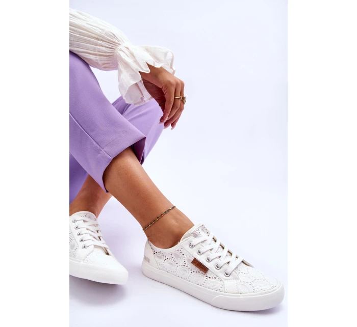 Dámské Krajkové Tenisky BIG STAR model 21546365 Bílé - Big Star Shoes