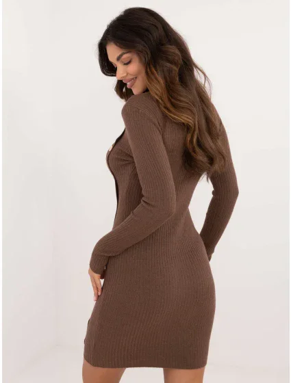 Šaty AT SK 2345 2.32 hnedé