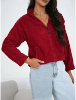 Blúzka CS BL BT1033.04 tmavo červená