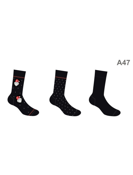 Pánske ponožky A47 (trojbalenie) - Cornette