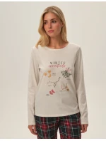 Pyžamo Béžová Henderson model 20477631 - HENDERSON LADIES Pyžamo Béžová Henderson model 20477631 - HENDERSON LADIES