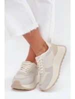 Dámske kožené tenisky Big Star HI-POLY SYSTEM - biele Dámske kožené tenisky Big Star HI-POLY SYSTEM - biele