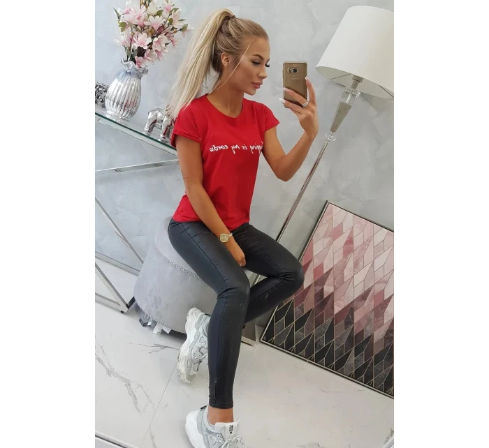 Dámske tričko 65279 červená - Kesi