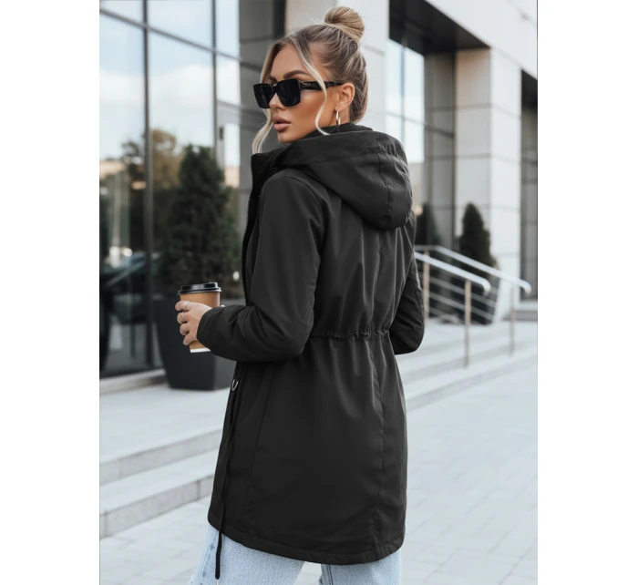 Kurtka parka damska z kapturem czarna model 22028056 - FashionStreet