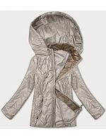 Dámska prešívaná bunda S'West s odnímateľnou kapucňou Light Beige (B8356-70) Dámska prešívaná bunda S'West s odnímateľnou kapucňou Light Beige (B8356-70)
