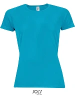SOL'S Sporty Women Dámske športové tričko s raglánovými rukávmi 25.1159 aqua SOL'S Sporty Women Dámske športové tričko s raglánovými rukávmi 25.1159 aqua