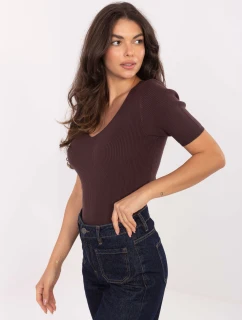 Sweter PM SW B model 21334773 ciemny brązowy - FPrice