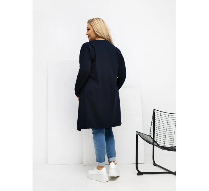 Blúzka RV BZ 7054 1.06 tmavomodrá