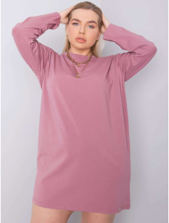 Väčšie ružové bavlnené šaty
