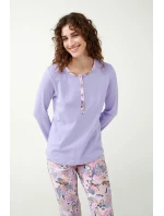 Bavlnené pyžamo Lavender Sweet 21300 - Vamp