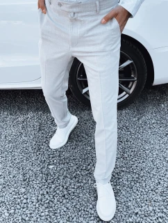 Pánske sivé nohavice FashionStreet UX4289