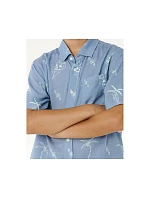 Chlapčenská košeľa RIP CURL Eternal Shred Ss Shirt-Boy, modrá