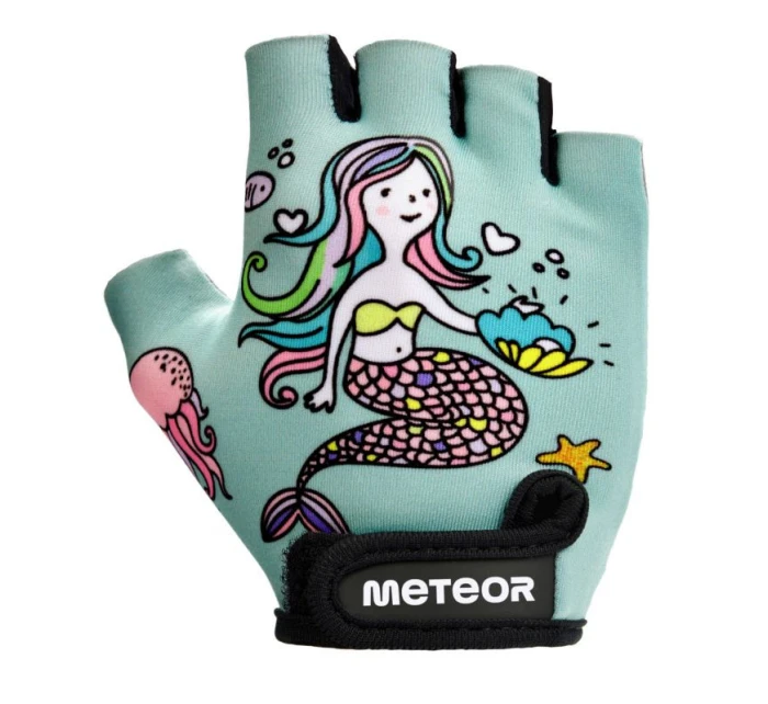 Detské cyklistické rukavice Jr 26169-26171 - Meteor