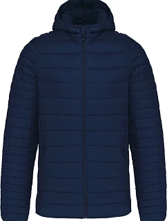 K Lehká pánská prošívaná bunda s kapucí 20. navy model 22512038 - Kariban