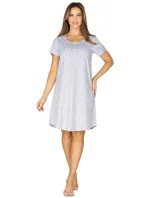 Dámska nočná košeľa 417 kr/r tyrkysová - Regina Dámska nočná košeľa 417 kr/r tyrkysová - Regina