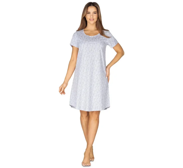 Dámska nočná košeľa 417 kr/r tyrkysová - Regina Dámska nočná košeľa 417 kr/r tyrkysová - Regina