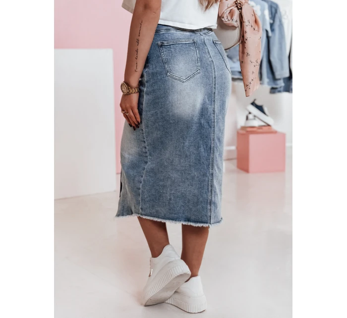 Dámská džínová midi sukně Dstreet model 21983405 - FashionStreet Dámská džínová midi sukně Dstreet model 21983405 - FashionStreet