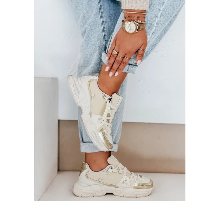 Dámské béžové tenisky model 21991939 - Dstreet