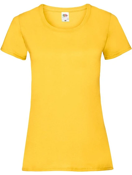 Fruit of the Loom Lady-Fit Valueweight T Dámske tričko 16.1372 slnečnica