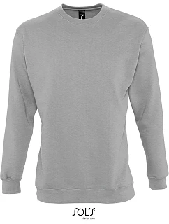 SOL'S New Supreme Unisex mikina 25.3250 šedá melírovaná
