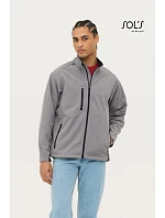SOL'S Relax Pánská 3-vrstvá softshellová bunda model 22523620 grey melange