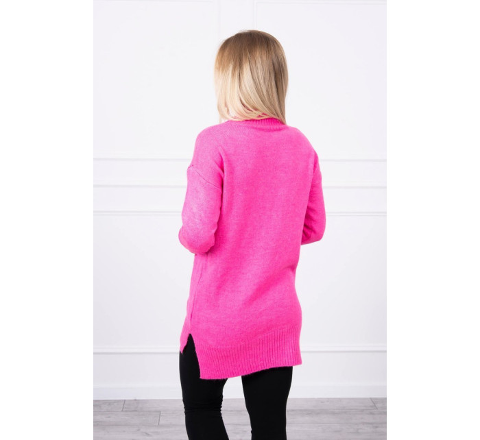 Stojanový sveter ružový