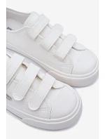 Dětské tenisky na suchý zip Big Star TT374169 Bílé Dětské tenisky na suchý zip Big Star TT374169 Bílé