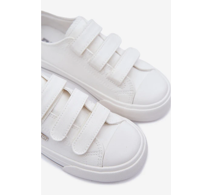 Dětské tenisky na suchý zip Big Star TT374169 Bílé Dětské tenisky na suchý zip Big Star TT374169 Bílé