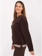 Bluzka RV BZ model 21406686 ciemny brązowy - FPrice