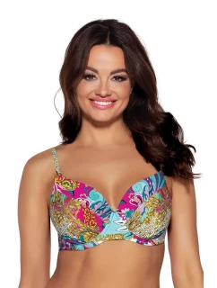 PODPRSENKA SK 172 TYRKYSOVÁ PAISLEY MAXI