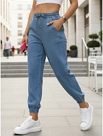 Dámske džínsové tepláky modré FashionStreet UY2990