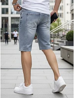 Spodenki męskie jeansowe z niebieskie model 22145620 - FashionStreet