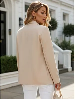 Dámska elegantná bunda béžová FashionStreet PY0147