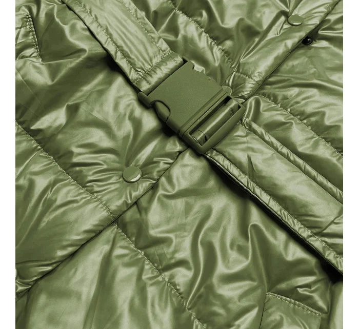 Zelená dámská oversize vesta model 17099462 - KAMADA