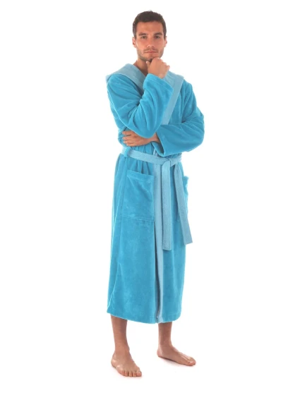 župan Tampa model 20647371 pánský tyrkys - Vestis župan Tampa model 20647371 pánský tyrkys - Vestis