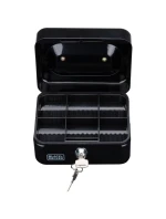 KOVOVÁ KASA NA DOKUMENTY 15x8x11,8 CM BLACK + DECKER