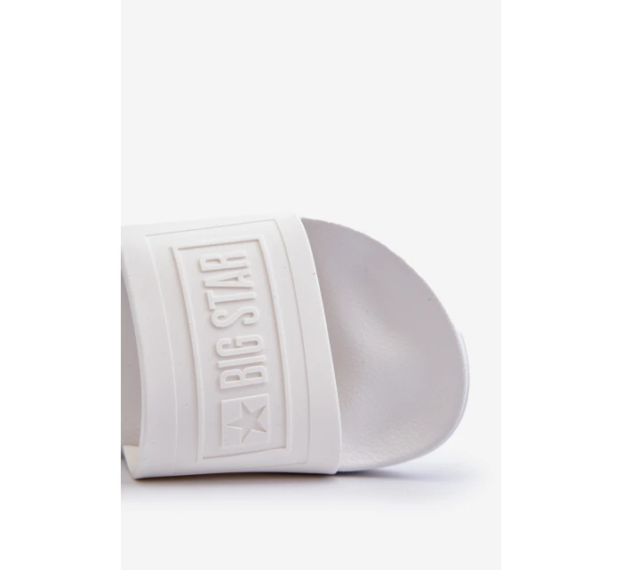 Klapki Męskie Big Star NN174651 Białe