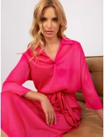 LK SK 509348 šaty.04 tmavo ružová