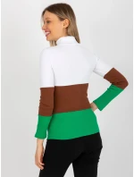 Dámská halenka RV BZ 8465 model 18310042 zelená - FPrice Dámská halenka RV BZ 8465 model 18310042 zelená - FPrice