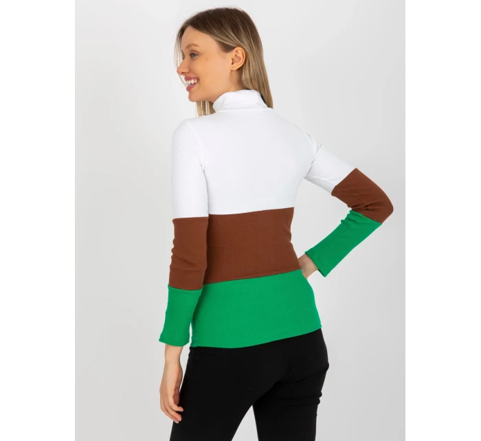 Dámská halenka RV BZ 8465 model 18310042 zelená - FPrice Dámská halenka RV BZ 8465 model 18310042 zelená - FPrice