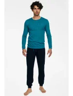 Pánske pyžamo BADGE 40040 AW22 Pánske pyžamo BADGE 40040 AW22