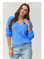 Zapínanie svetra model 223260 Makadamia