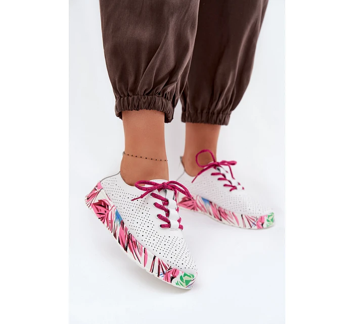 Poloplatformové topánky model 226493 Krok v štýle Poloplatformové topánky model 226493 Krok v štýle