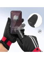 Rockbros zimné cyklistické rukavice S077-7 čierne M