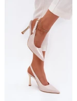 Lakované Lodičky S  A  Světle Béžové model 21702677 - Boto