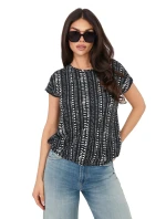 T shirt D12110M02646F czarny T shirt D12110M02646F czarny