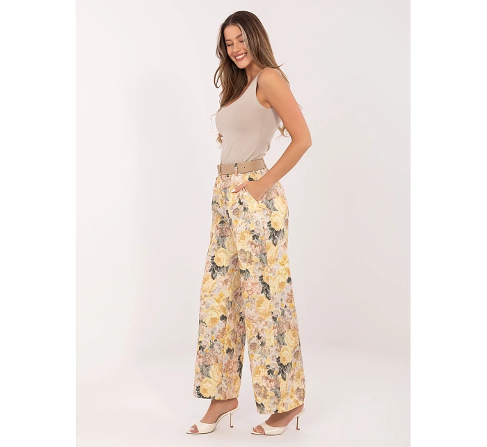 Spodnie IT SP model 22074627 żółty - FPrice Spodnie IT SP model 22074627 żółty - FPrice