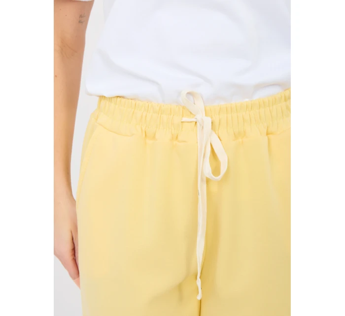 Nohavice MI SP P6845.68 svetložltá