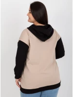 Blúzka RV BL 8272.85 čierna a béžová